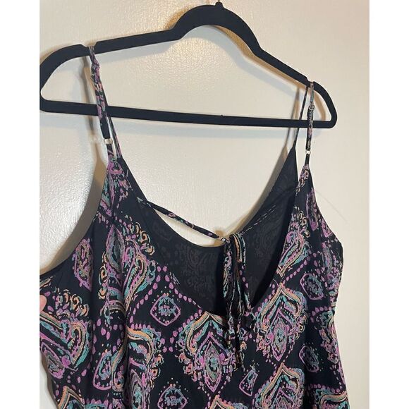 Altar'd State Black Size Medium Low Back Sleeveless Boho mini Dress size L NWT - Picture 11 of 12